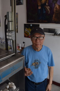 Covina Tasty owner Mark Tsai has been running  the Covina ice cream shop for more than 30 years. (Elizabeth Alcarez/Logos)