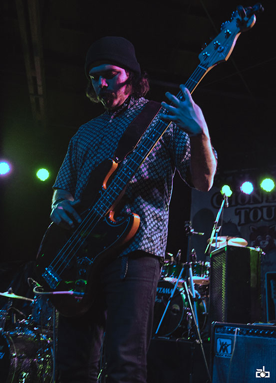 Iris bassist Michael Maldonado performing at the Glass House in Pomona on March 11. (photo courtesy of Alexis Bonin // alexisbonin.com)