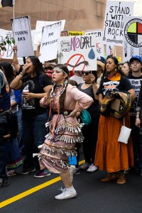 No DAPL rally and march in Los Angeles - dancer