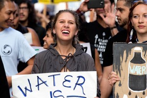 No DAPL rally and march in Los Angeles - protector