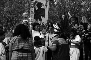 No DAPL rally and march in Los Angeles - pep talk