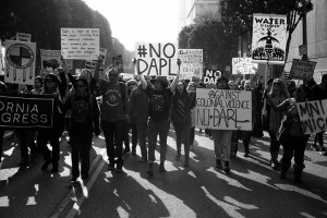 No DAPL rally and march in Los Angeles - march