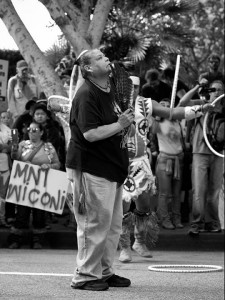 No DAPL rally and march in Los Angeles - calling the spirits