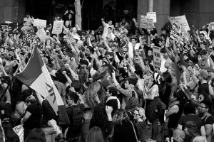 No DAPL rally and march in Los Angeles - end rally