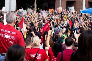 No DAPL rally and march in Los Angeles - bernie supporters